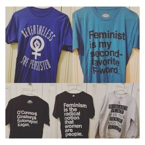 Feminism tshirt and sweatshirt package !